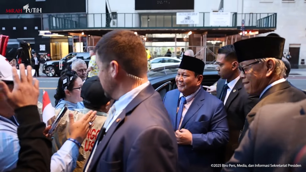 Tiba di New York Disambut Para Diaspora, Prabowo Bakal Sampaikan Pidato di Sidang Majelis Umum PBB