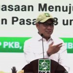 Ketua Umum PKB yang juga Menko Bidang Pemberdayaan Masyarakat, Abdul Muhaimin Iskandar alias Cak Imin, dalam peringatan Hari Tani Nasional 2025 dan Harlah ke-11 Gerbang Tani di Kantor DPP PKB, Jakarta Pusat, pada Rabu (24/9/2025). (Foto: tangkapan layar)