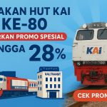 Diskon hingga 28% dalam rangka merayakan HUT KAI. (Ilustrasi dibuat menggunakan SORA)