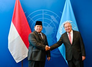 Prabowo Temui Sekjen PBB, Tegaskan Komitmen Indonesia untuk Palestina