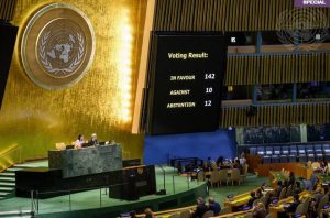 142 Negara Kompak Dukung Palestina Merdeka, Israel-AS Terpojok di PBB