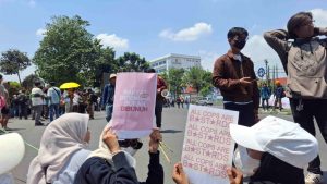 Ratusan Mahasiswa UMY Turun ke Jalan, Serukan 5 Tuntutan