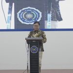 Anggota Majelis Diktilitbang PP Muhammadiyah, Nurhadi PhD, menyampaikan sambutan dalam Fortama Umsida 2025, Sabtu (20/9/2025). (Foto: Dok. Panitia)