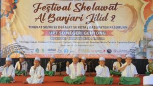 Kelezatan Rendangmu Warnai Festival Sholawat dan Banjari di SDN Gentong Kota Pasuruan