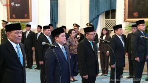 Prabowo Lantik Djamari Chaniago sebagai Menko Polkam, Erick Thohir Geser Jadi Menpora