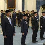 Pelantikan menteri dan wakil menteri di Istana Negara, Jakarta, Senin (8/9/2025). (Foto: tangkapan layar setpres)