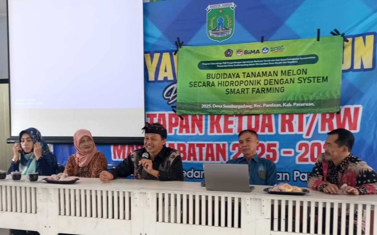 Wujudkan Agrowisata Mandiri, UMM Kembangkan Teknologi Budidaya Pisang dan Melon di Desa Sumbergedang