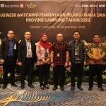 Business Matching Pembiayaan Pelaku Usaha dan UMKM Provinsi Lampung Tahun 2025 yang diselenggarakan di Hotel Santika Bandar Lampung, Selasa (30/9/2025). (Foto: Dok. Panitia)