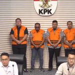 KPK menetapkan 21 tersangka dalam kasus dugaan korupsi dana hibah untuk Pokmas di Pemprov Jatim. Empat di antaranya ditahan di Rutan KPK. (Foto: tangkapan layar siaran KPK)