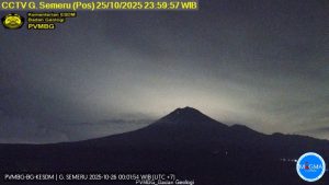 Gunung Semeru Meletus 38 Kali Sepekan, PVMBG: Status Waspada, Warga Dilarang Dekati Besuk Kobokan