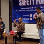 Safety Forum bertajuk “Kesiapsiagaan di Gedung Bertingkat: Menumbuhkan Budaya Keselamatan yang Berkelanjutan”, di Pelindo Place Office Tower, Surabaya, Jumat (10/10/2025). (Foto: Dok. Pelindo)