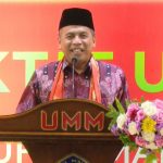 Ketua PP Muhammadiyah, Agung Danarto, saat menyampaikan sambutan dalam pembukaan Tanwir XXXIII IMM di Kota Malang, Rabu (29/10/2025). (Foto: Zaki/ IST)