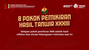 Delapan Pokok Pemikiran Hasil Tanwir IMM: Gerakan Intelektual, Reformasi Politik, hingga Krisis Iklim