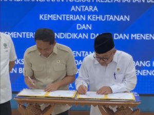 Integrasikan Literasi Lingkungan dalam Pembelajaran, Kemendikdasmen Teken MoU dengan Kemenhut