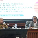 Wakil Ketua Komisi VIII DPR RI, Abidin Fikri menegaskan pentingnya sinergi pemerintah pusat dan daerah untuk memastikan berbagai program nasional di bidang sosial, keagamaan, kebencanaan, dan pemberdayaan masyarakat berjalan efektif. (Foto: Diskominfo Pemprov Kalsel)