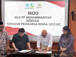 MLH PP Muhammadiyah dan Lestari Projects Teken MoU: Perkuat Edukasi dan Literasi Pengelolaan Hutan