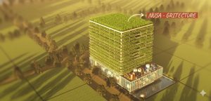 Sawah Vertikal 14 Lantai Mahasiswa UMS, Solusi Gerah Lihat Impor Beras