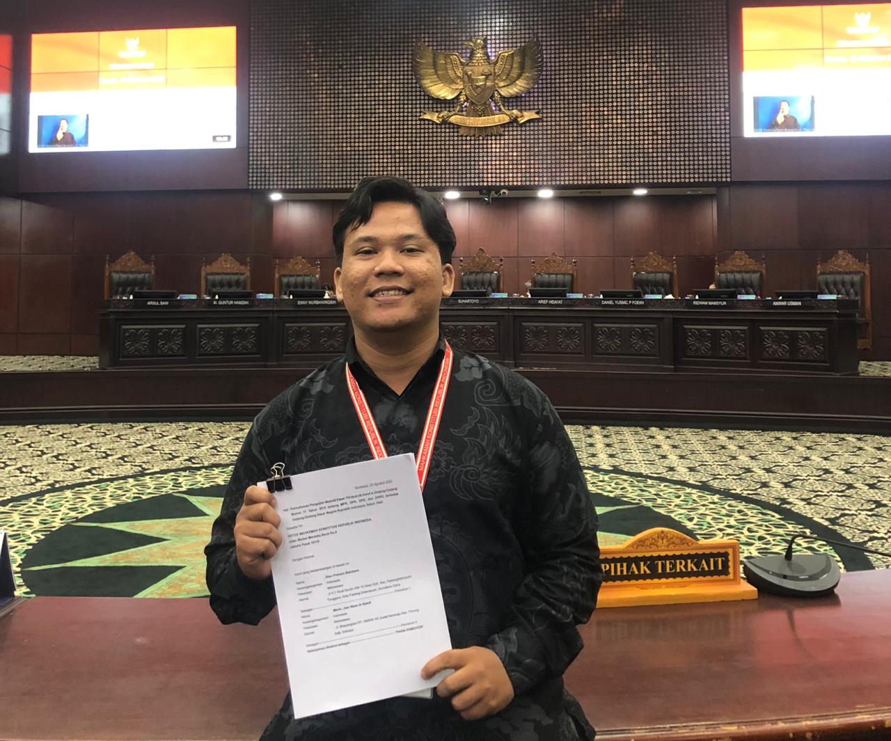 Kader IMM UINSA di Balik Gugatan UU MD3: Suara Rakyat Tak Boleh Direduksi Fraksi
