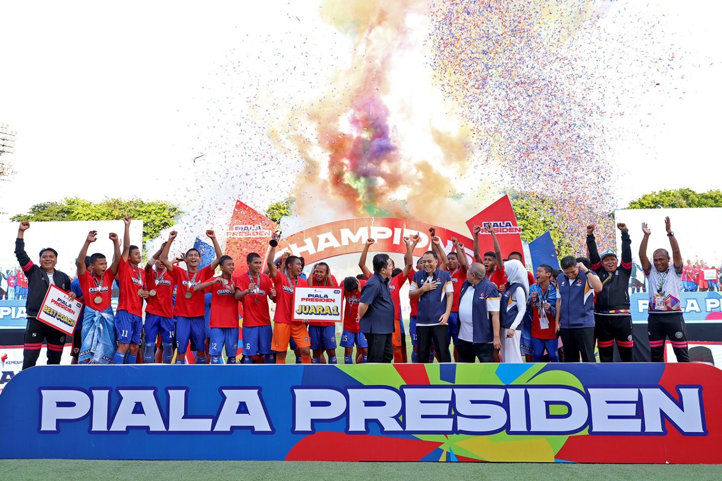 Erick Thohir Apresiasi Keberhasilan Surabaya Gelar Piala Presiden U-12 dan U-15