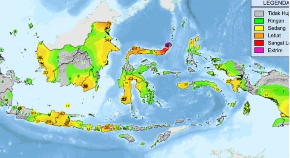 BMKG: Potensi La Nina  di Indonesia Capai 70 Persen, Tapi Dampaknya Diprediksi Tak Ekstrem