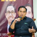 Dosen Ilmu Pemerintahan UMY yang juga Sekretaris LHKP PP Muhammadiyah, David Efendi SIP MA, saat menjadi pembicara dalam Stadium General Pelantikan Forum BEM se-DIY 2025/2026 bertajuk 'Menakar Arah Bangsa: Evaluasi Satu Tahun Pemerintah Prabowo–Gibran', yang digelar di Universitas Aisyiyah (Unisa) Yogyakarta, Rabu (15/10/2025). (Foto: UMY)