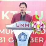 Ketua Pelaksana Tanwir XXXIII IMM, Muh Idhil, saat menyampaikan laporannya. (Foto: tangkapan layar/ Zaki)