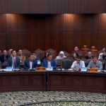 Sidang lanjutan empat perkara uji materi UU BUMN di Gedung MK, Senin (13/10/2025). (Foto: Tangkapan layar MKRI)