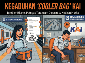 Keluhan Tumbler Hilang di Medsos Berujung Pemecatan Petugas Kereta Api, Netizen Tunggu Kejelasan KAI