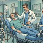 Pasien gawat darurat sedang dirawat di IGD. (Ilustrasi dibuat menggunakan Gemini)