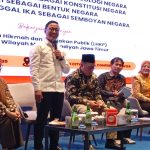 Anggota MPR RI dari Fraksi Partai Golkar, Ahmad Labib, saat sosialisasi empat pilar di Sidoarjo, Sabtu (1/11/2025). (Foto: Ubay NA/ IST)