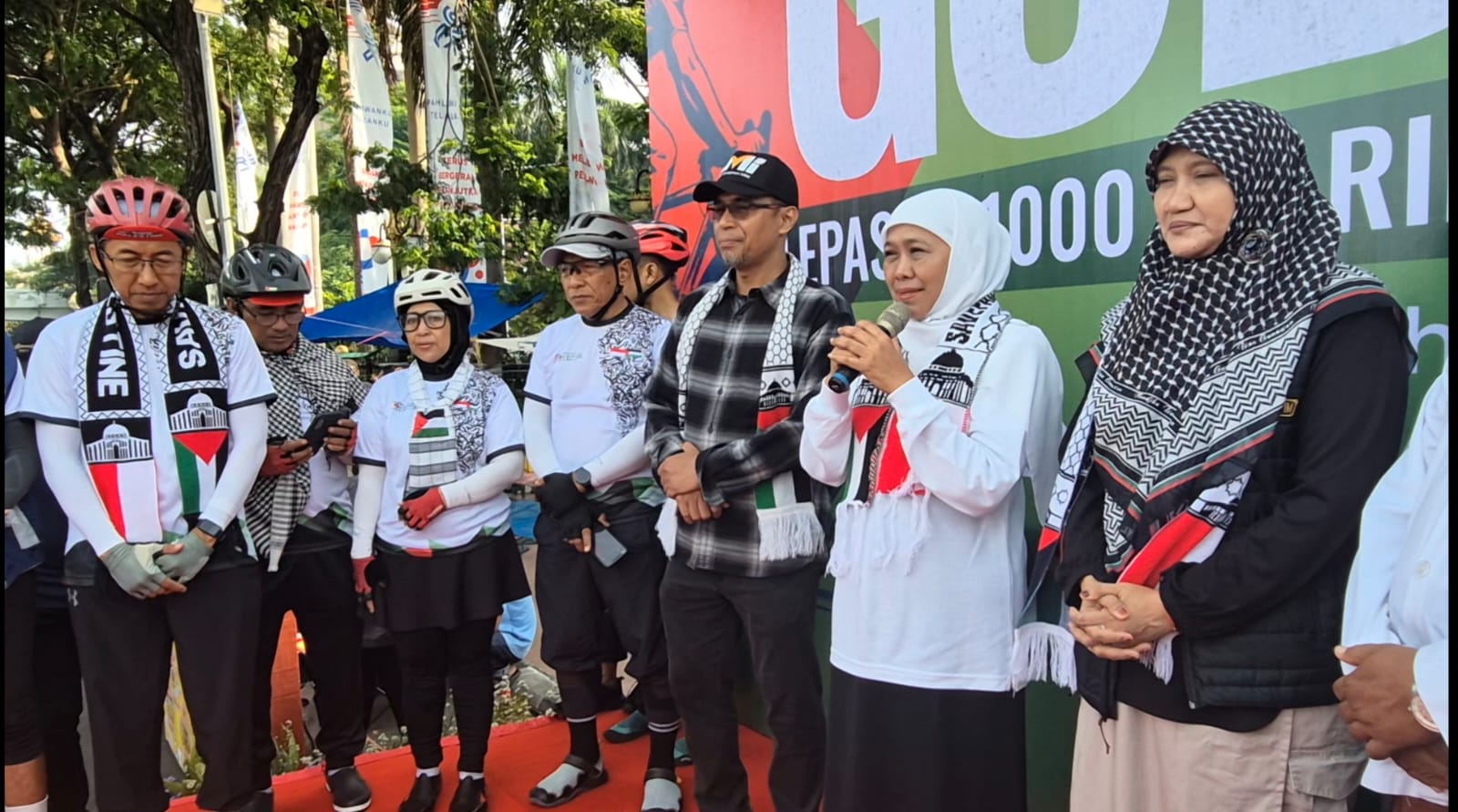 Ride for Palestine 1000 KM, Lilik PKS Jatim: Spirit Kemanusiaan Menyala di Hari Pahlawan
