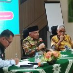 Amien Rais (tengah) dan Busyro Muqoddas (kanan) dalam SKN 2025. (Foto: Zaki/ IST)