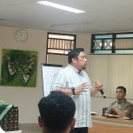 Feri Amsari saat memaparkan materinya dalam SKN 2025 di Sleman, Kamis (14/11/2025). (Foto: Zaki/ IST)