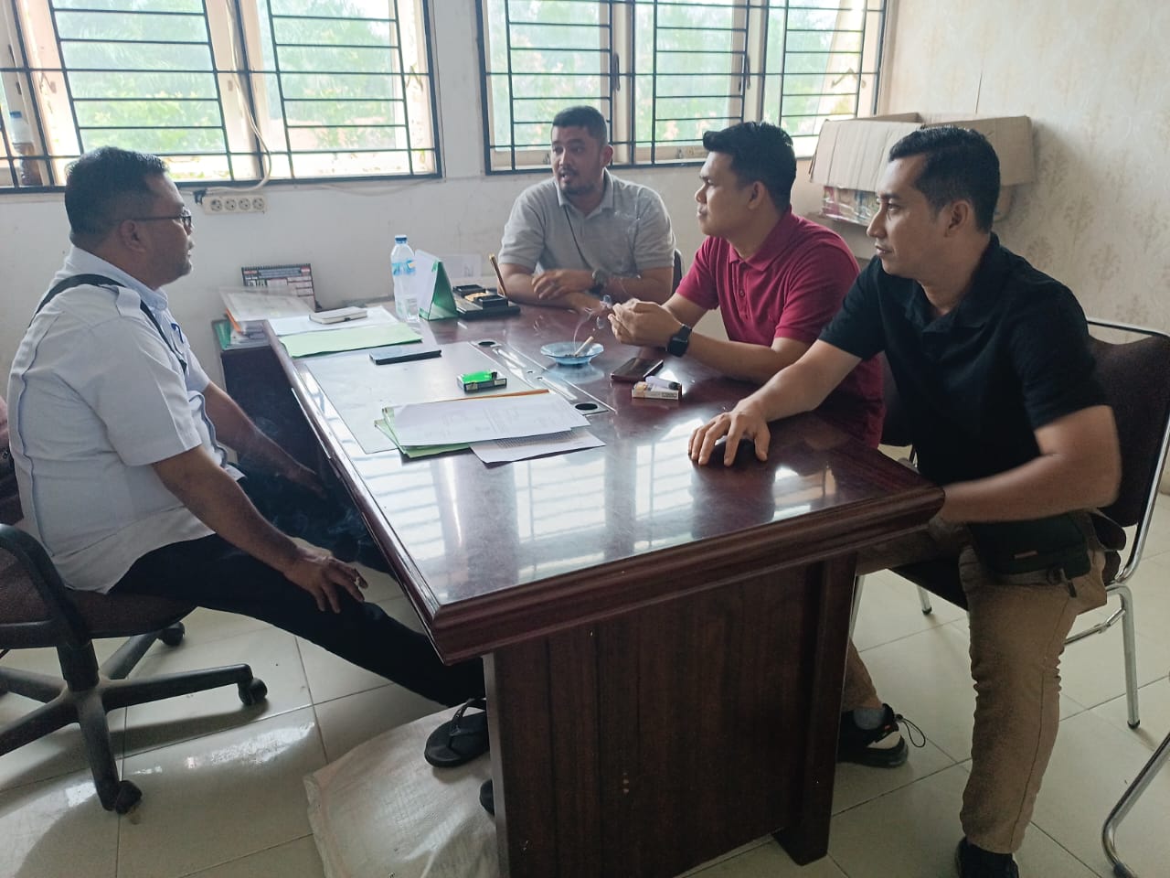 Sambangi Dinas Pertanian Aceh Tamiang, Tani Merdeka Matangkan Program Demplot Lahan