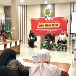 Suasana pemaparan materi oleh duet legislator Sumsel, Alwis Gani dan Fajar Febriansyah. Foto: Aldekum Fatih Rajih​