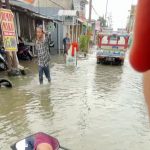 Banjir di kawasan Sidokare, Sidoarjo, Kamis (20/11/2025) siang. (Foto: Ubay NA/ IST)