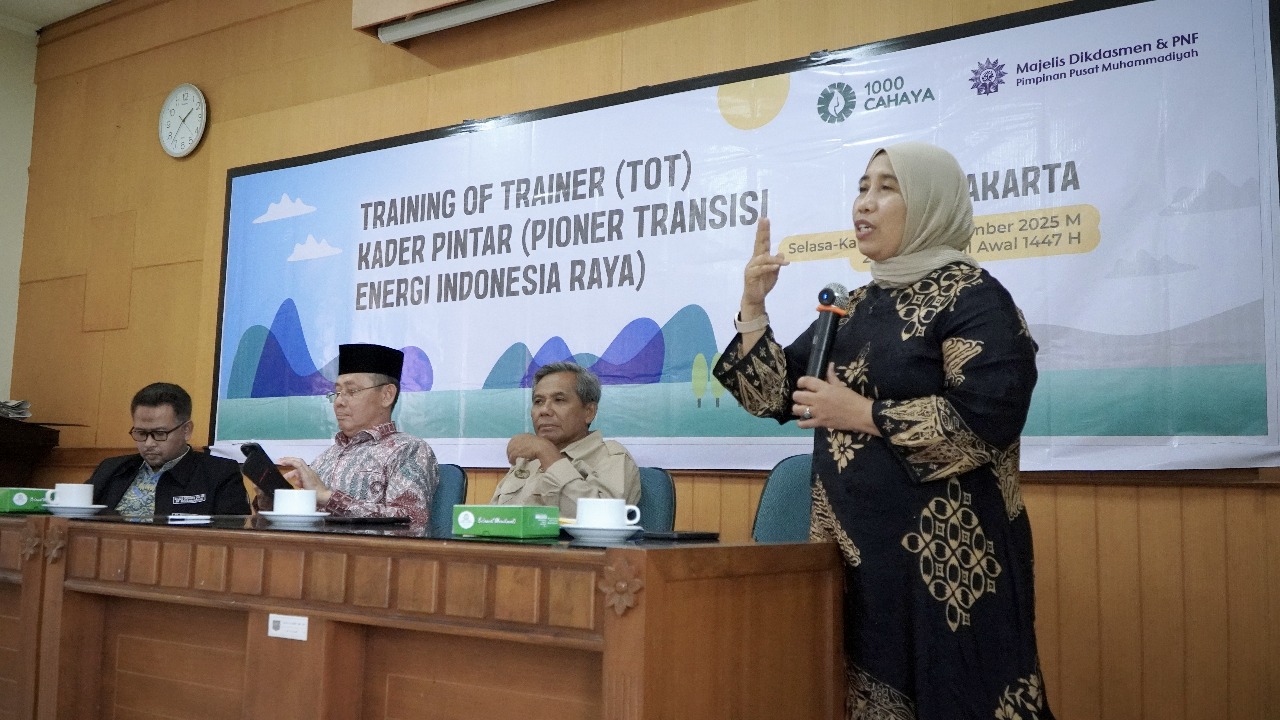Muhammadiyah Nyalakan Obor Perubahan, Siapkan 1.000 Pionir Transisi Energi dari Sekolah-Pesantren