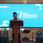 Menteri Pendidikan Dasar dan Menengah (Mendikdasmen), Prof Dr Abdul Mu'ti MEd, menyampaikan amanat dalam Perayaan Milad ke-113 Muhammadiyah yang digelar PWM Jawa Timur, Sabtu (29/11/2025). (Foto: Ubay NA/ IST)