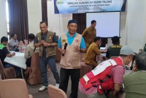 Tingkatkan Kesiapsiagaan Hadapi Potensi Erupsi, BPBA Gelar FGD Simulasi Gunung Api Burni Telong