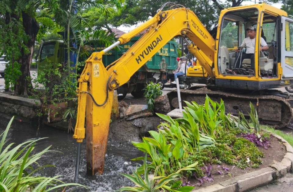Atasi Banjir di Depan Lippo Plaza Sidoarjo, Rumah Pompa Siaga 24 Jam dan Maksimalkan Pembersihan Saluran Air