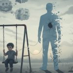 Fenomena fatherless yang mengakibatkan tekanan psikologis bagi anak. (Ilustrasi dibuat menggunakan Gemini)