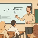 Kegiatan pembelajaran di kelas. (Ilustrasi dibuat menggunakan SORA)