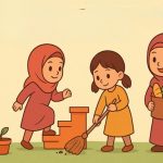 Mendidik karakter mandiri dan bermanfaat sejak dini. (Ilustrasi dibuat menggunakan SORA)