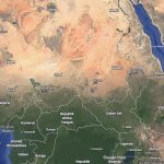 Peta wilayah Sudan. (Foto: citra Google Maps)