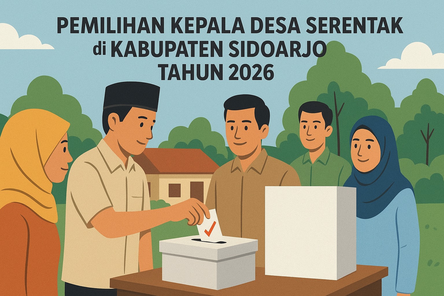 Pemkab Sidoarjo Tetapkan Pilkades Serentak Tahun 2026, Pemungutan Bakal Digelar 24 Mei