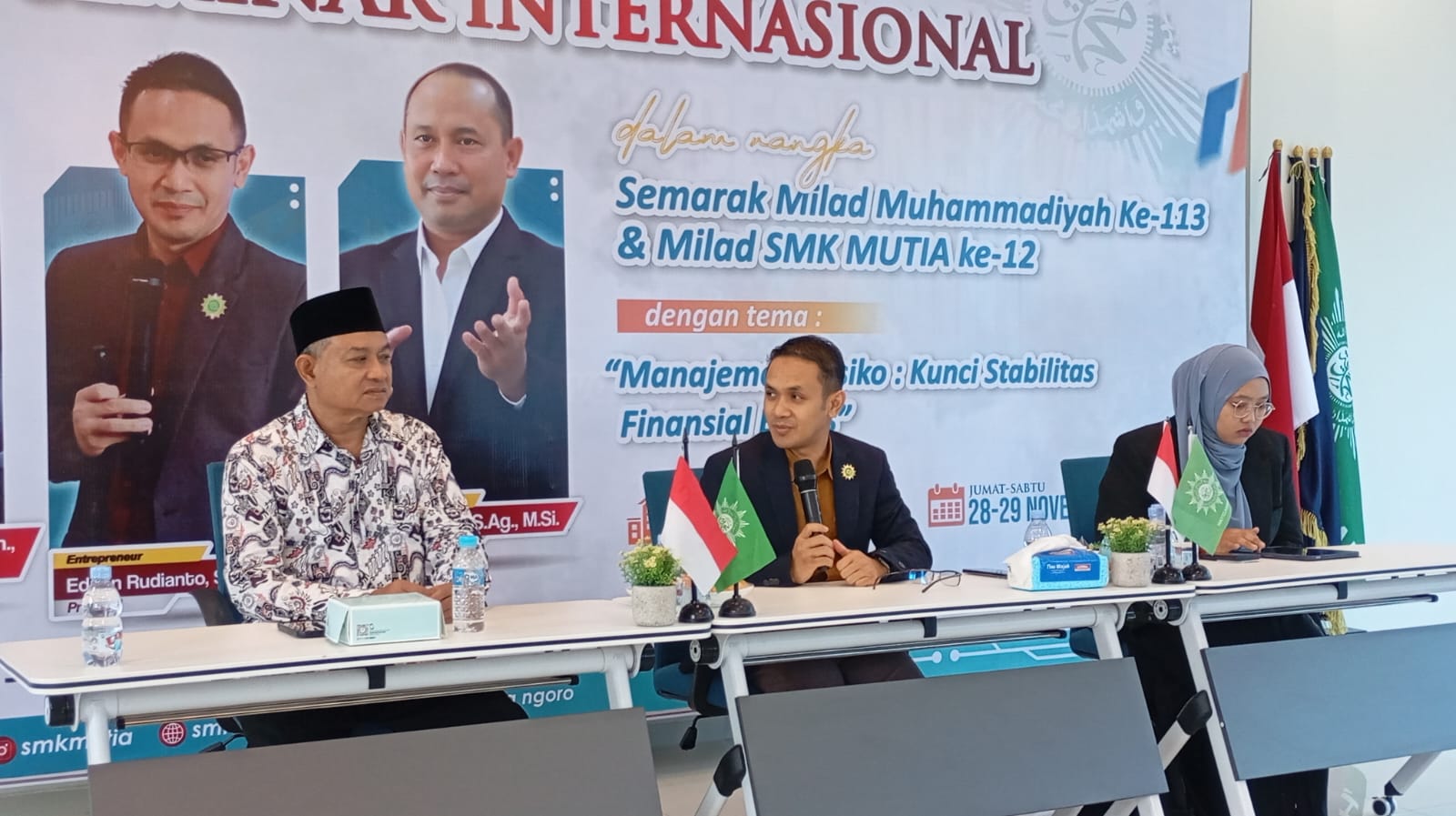 Gelar Seminar Internasional, SMK Mutia Hadirkan Pemateri dari Malaysia
