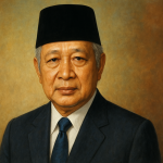 Presiden ke-2 RI, Soeharto. (Ilustrasi dibuat menggunakan SORA)
