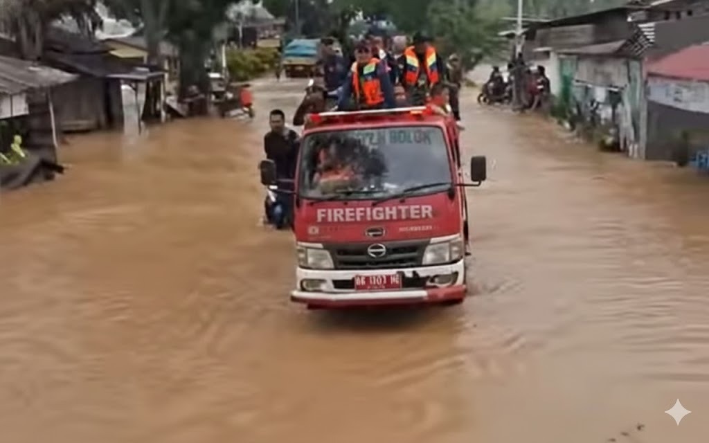Banjir Bandang di Solok, Pemkab Salurkan Bantuan Logistik dan Bangun Jembatan Darurat untuk Akses Sementara