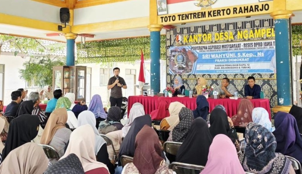 Wakil Ketua DPRD Jatim Sri Wahyuni Reses di Bojonegoro Disambati Pembangunan Masjid