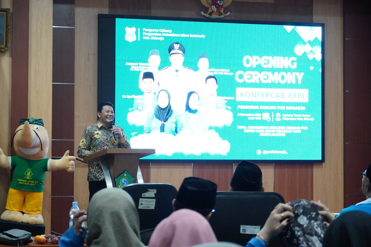 Buka Konfercab PMII Sidoarjo, Bupati Subandi: Saya Senang Ada Gerakan-gerakan Kritis